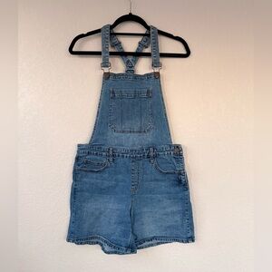 JustFab 90s overall shorts